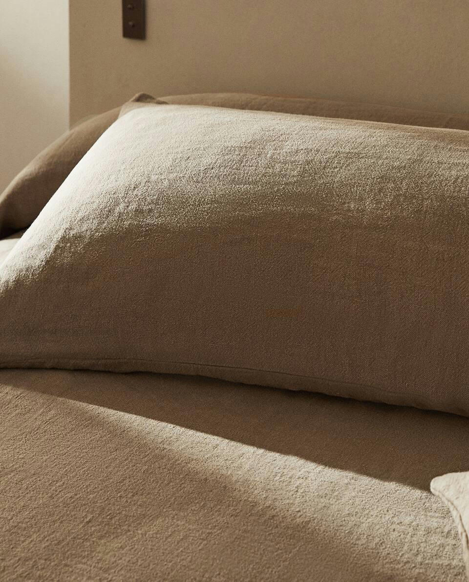 WASHED LINEN CUSHION COVER