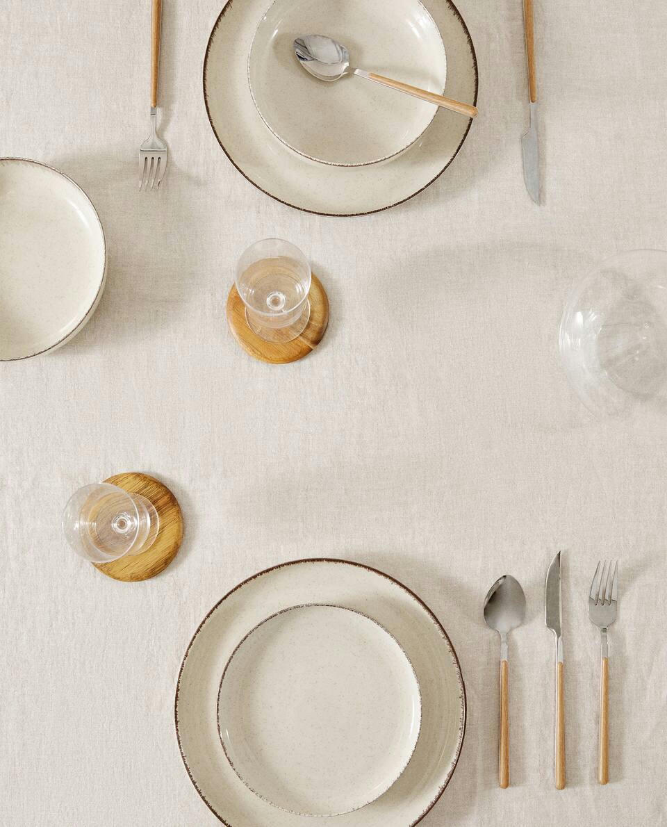 WASHED LINEN TABLECLOTH