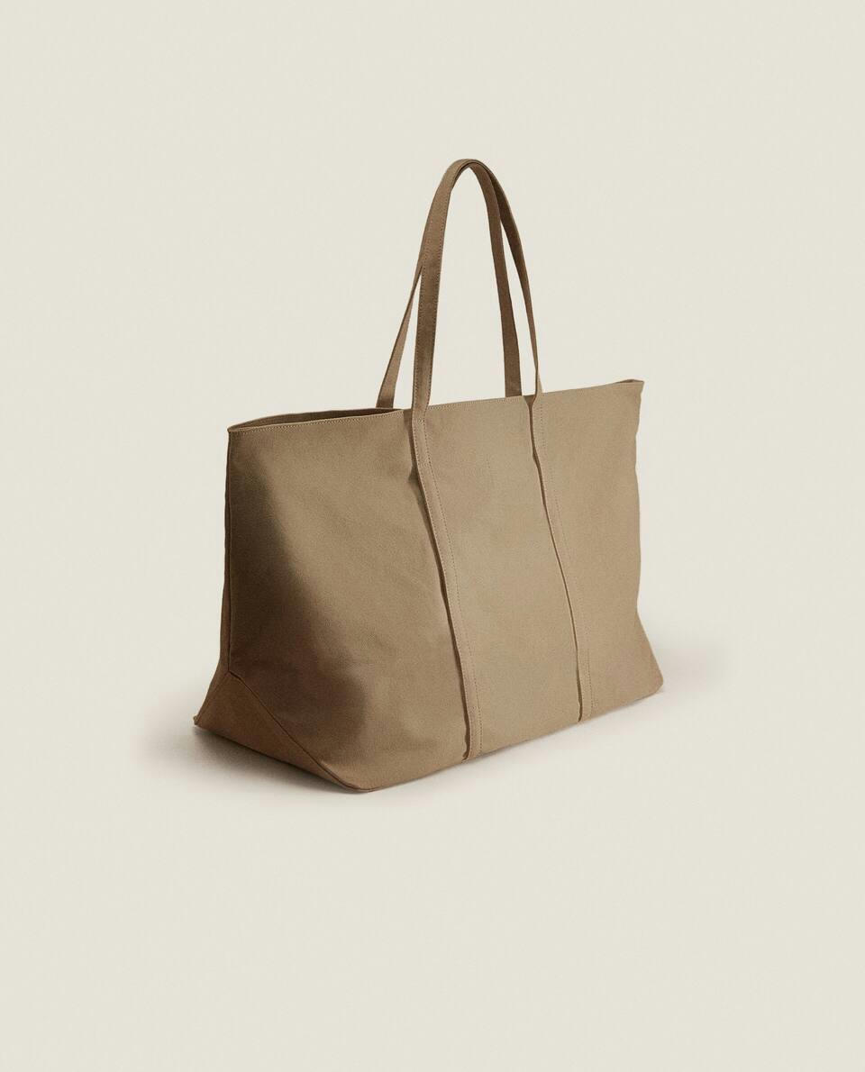 LARGE FABRIC TOTE BAG