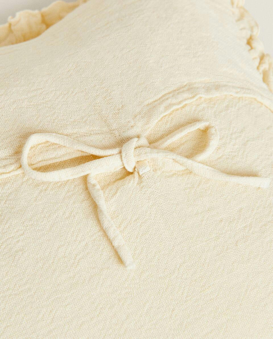 WASHED LINEN CUSHION COVER