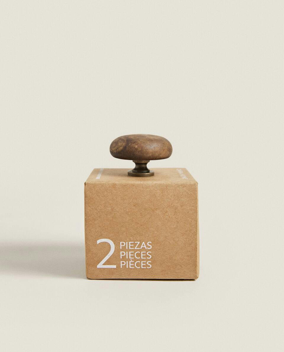 MARBLE DOOR KNOB (PACK OF 2)