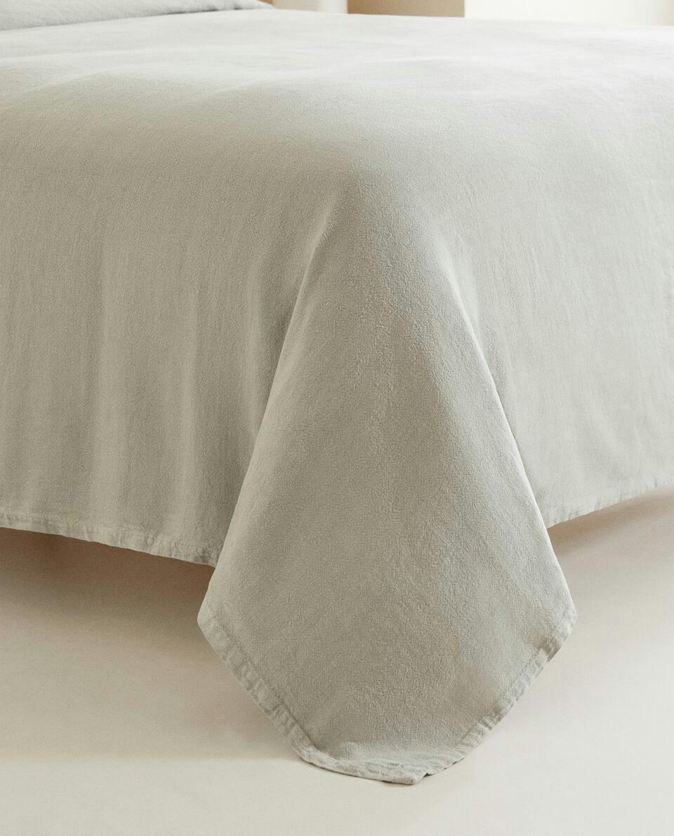WASHED LINEN BEDSPREAD (400 GxM2)