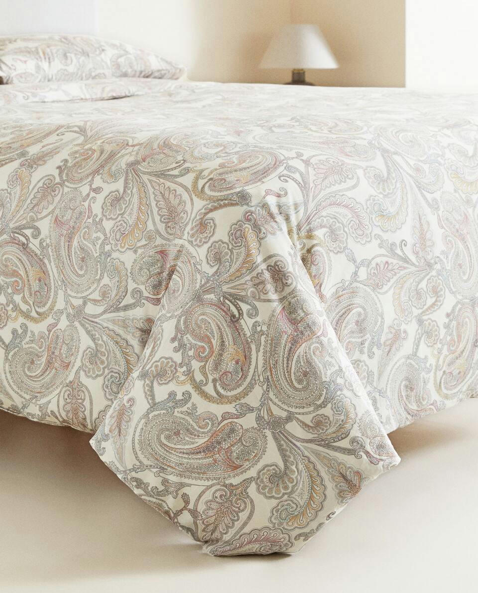PAISLEY PRINT DUVET COVER