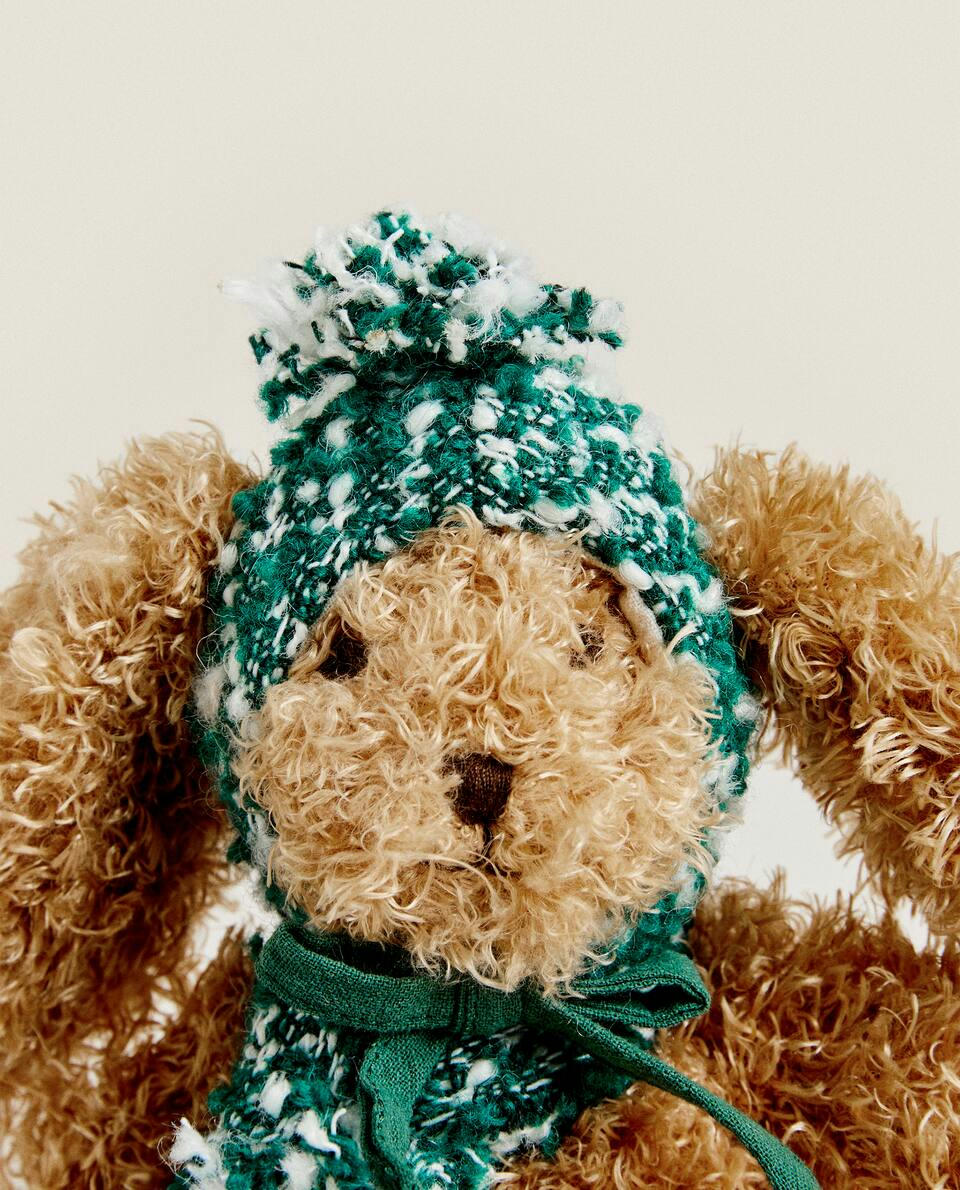 CHILDREN’S SMALL CHRISTMAS BUNNY SOFT TOY