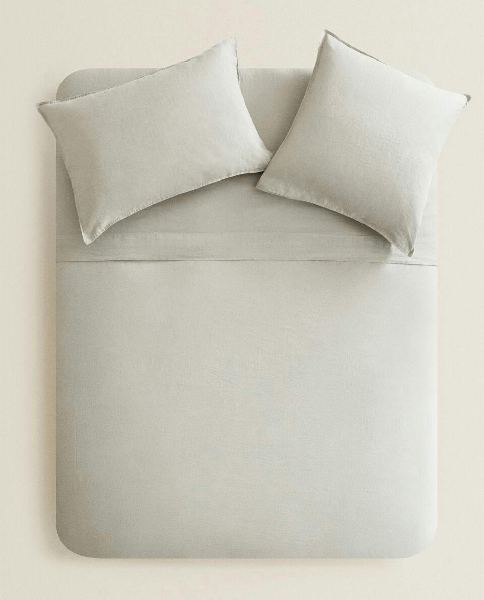 (140 GxM2) WASHED LINEN DUVET COVER