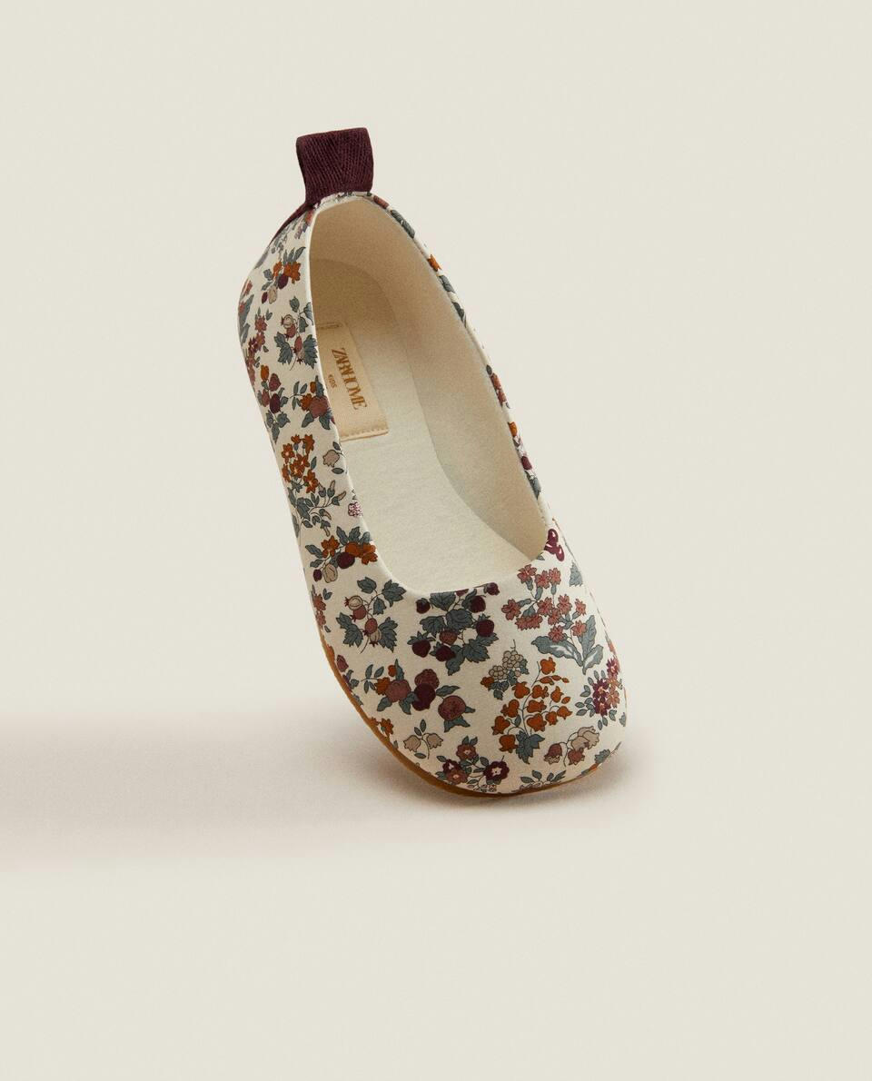 MADE IN LIBERTY FABRIC CHILDREN'S BALLET FLATS