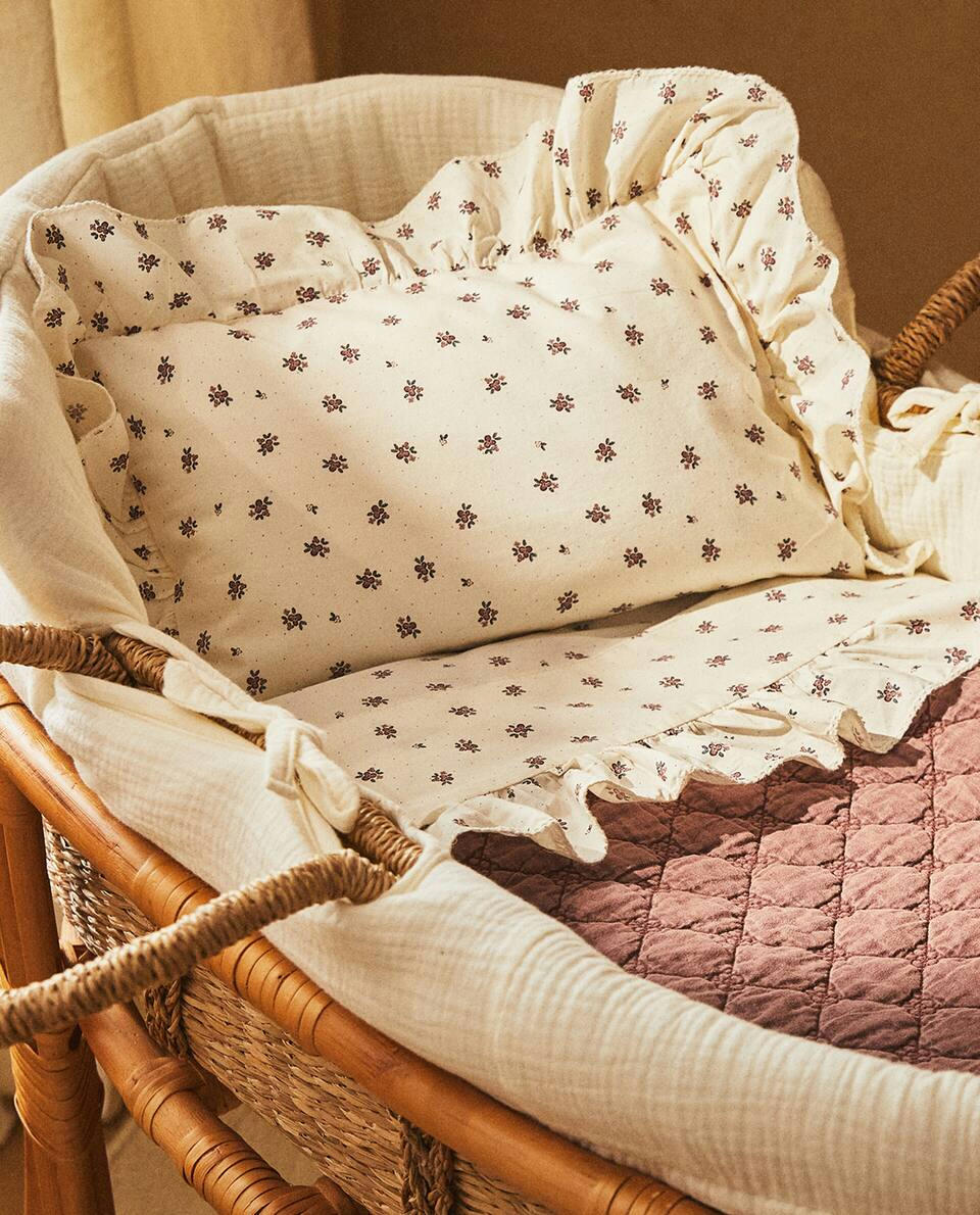 CHILDREN’S BOUQUET FLAT SHEET AND PILLOWCASE SET