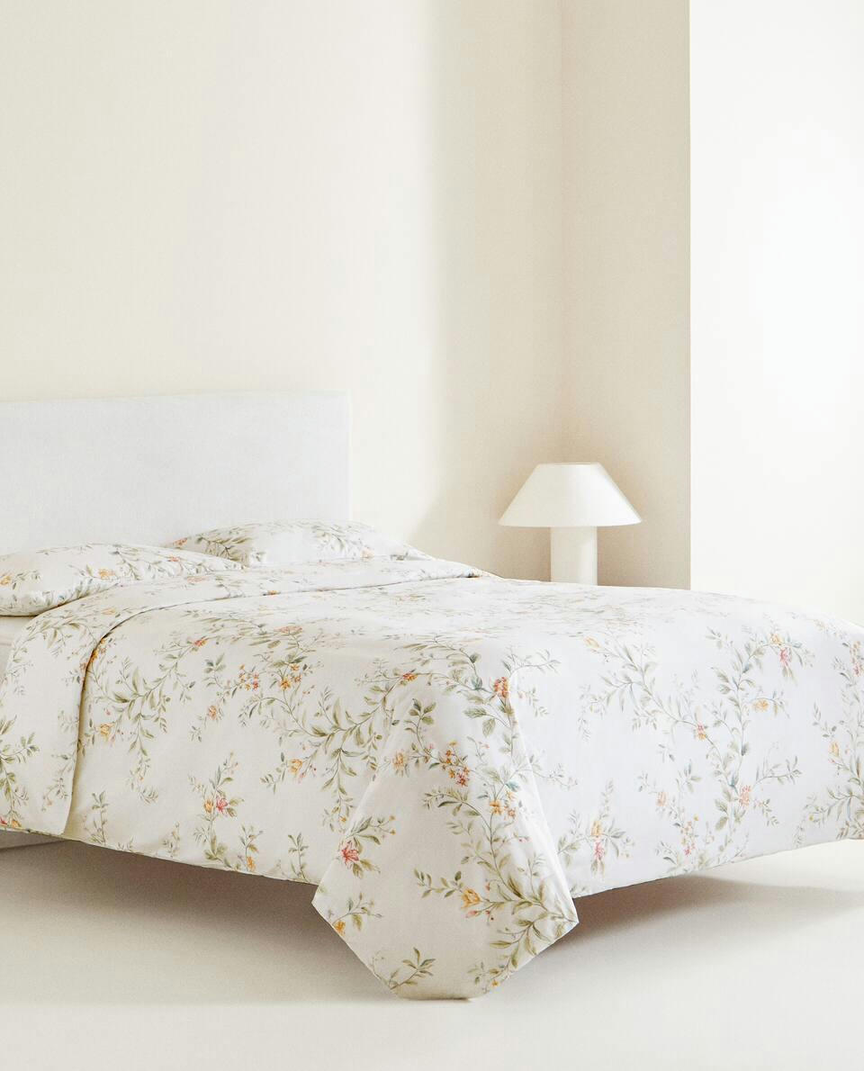 FLORAL PRINT DUVET COVER