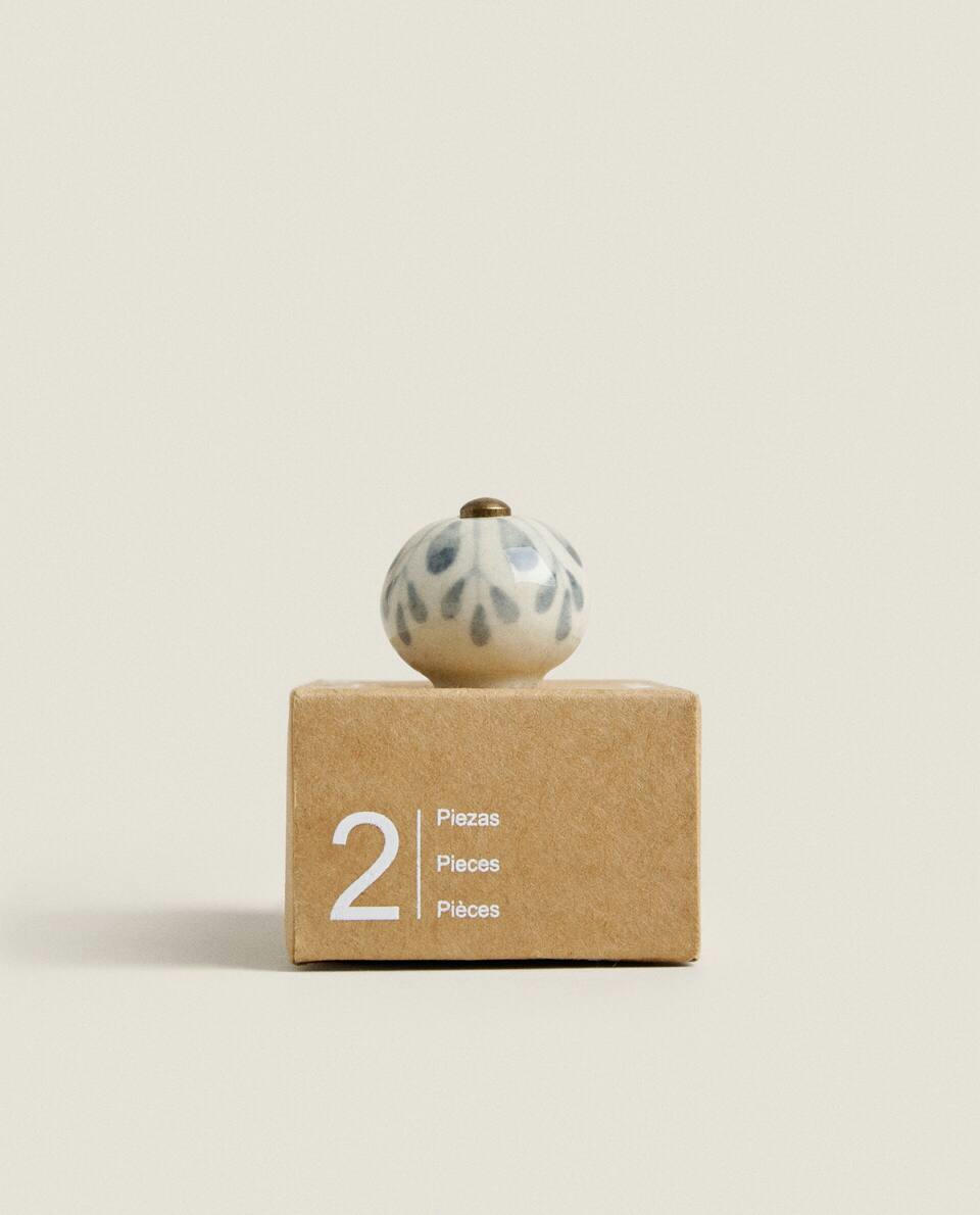 FLOWER DOOR KNOB (PACK OF 2)