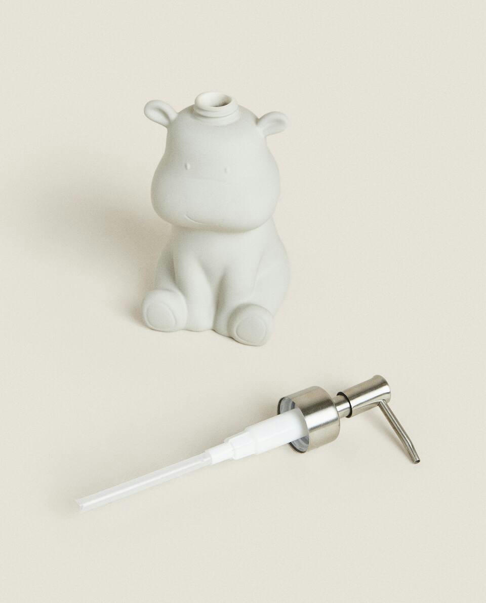 CERAMIC HIPPOPOTAMUS DISPENSER