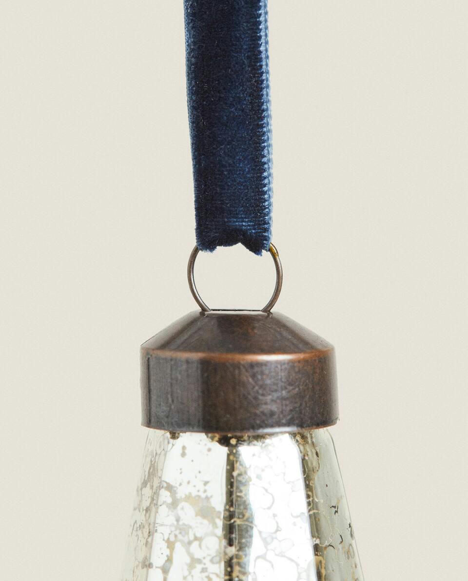 SHINY GLASS DIAMOND CHRISTMAS DECORATION