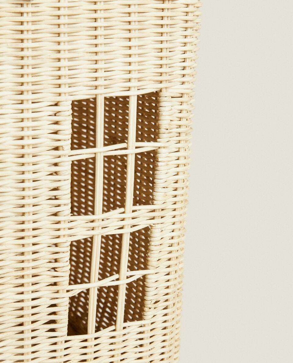 KIDS’ RATTAN HOUSE BASKET