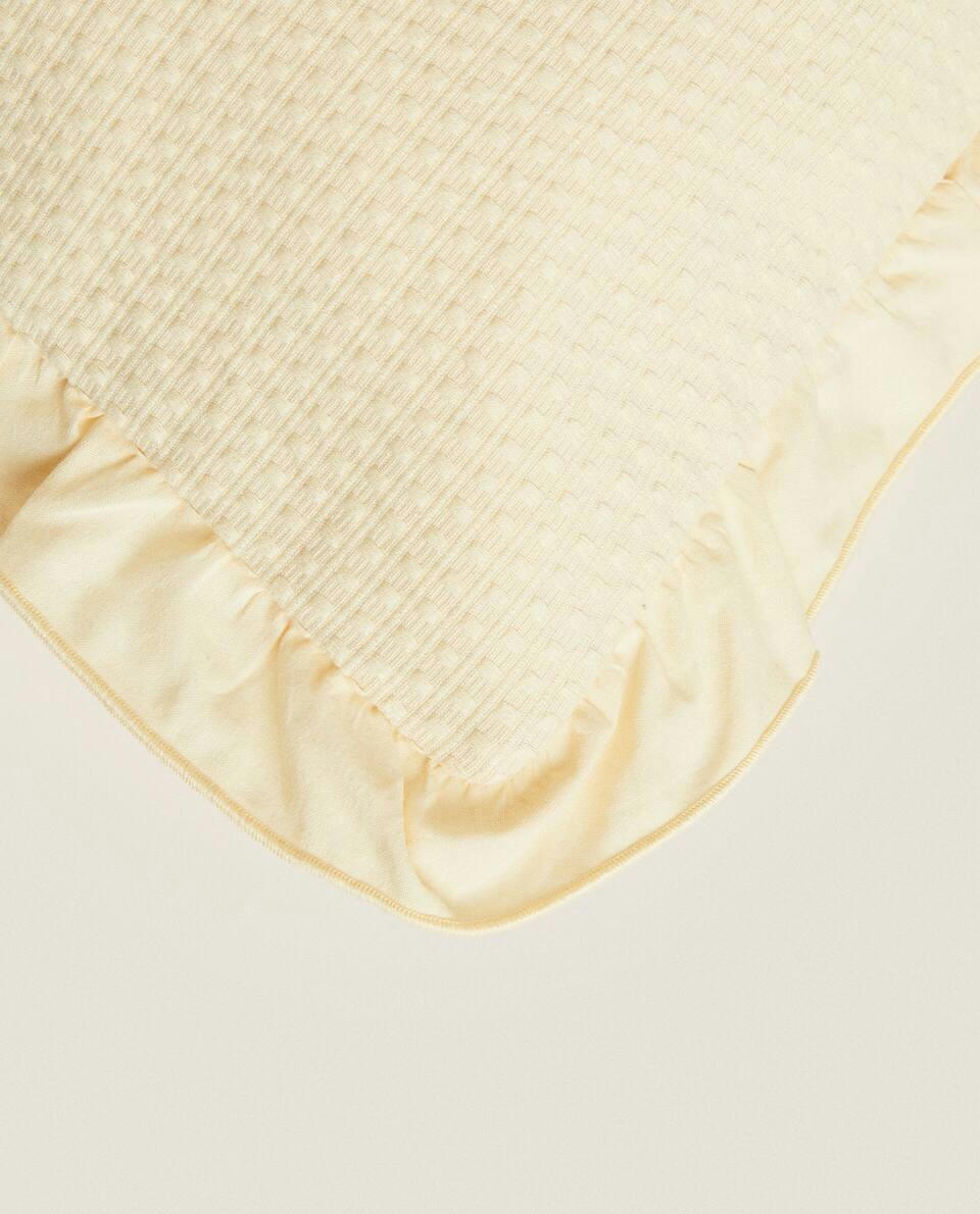 COTTON JACQUARD CUSHION