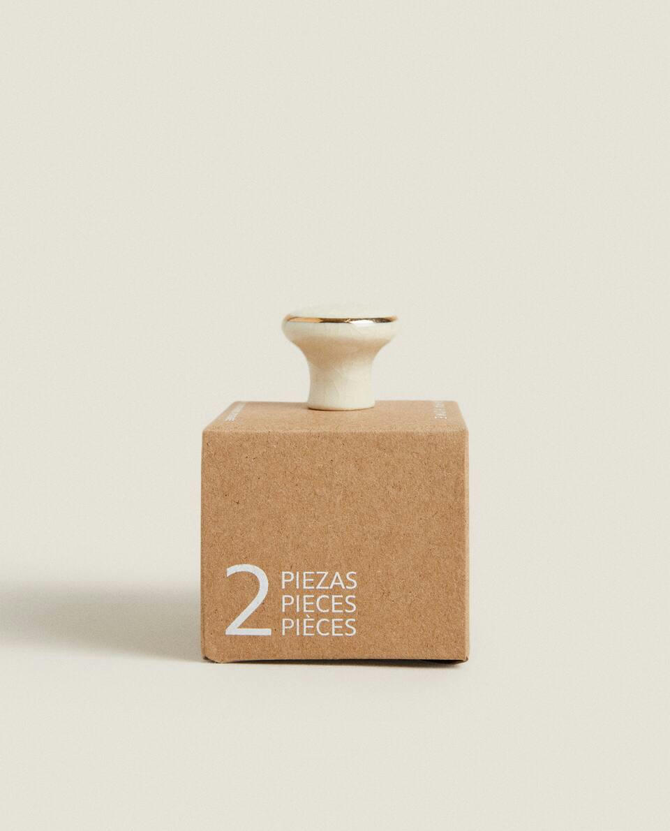 CERAMIC DOOR KNOB (PACK OF 2)