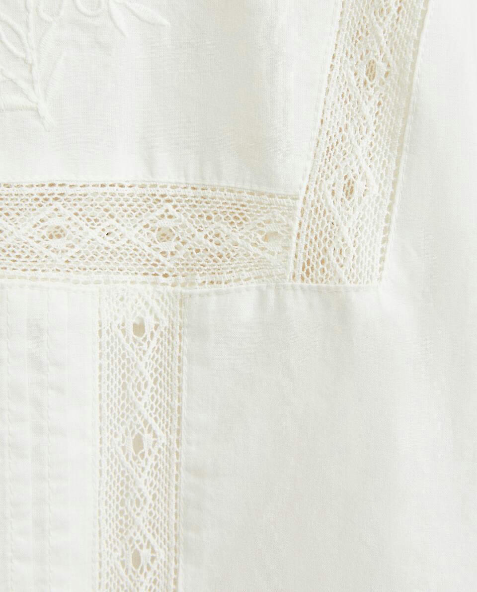 EMBROIDERED NIGHTDRESS