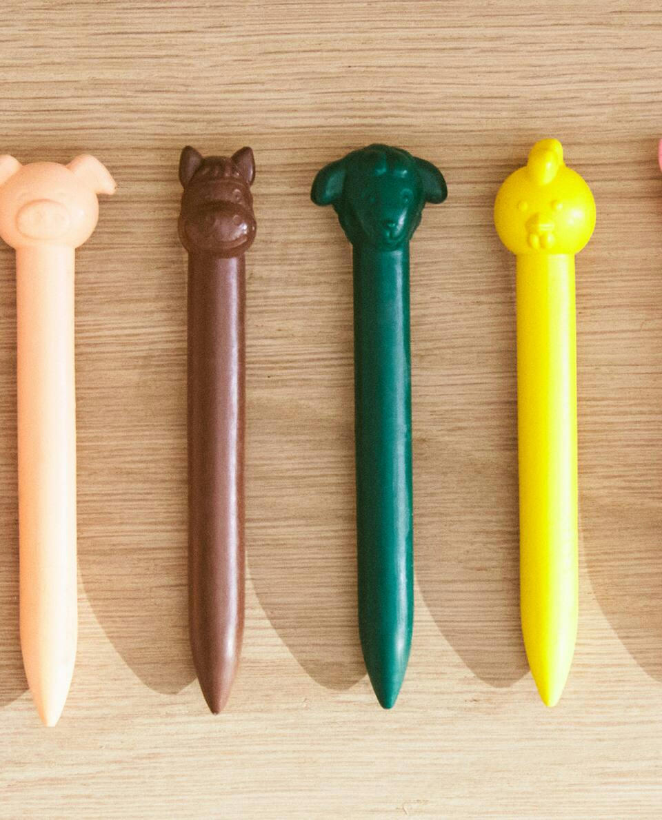 ANIMAL COLOUR CRAYONS