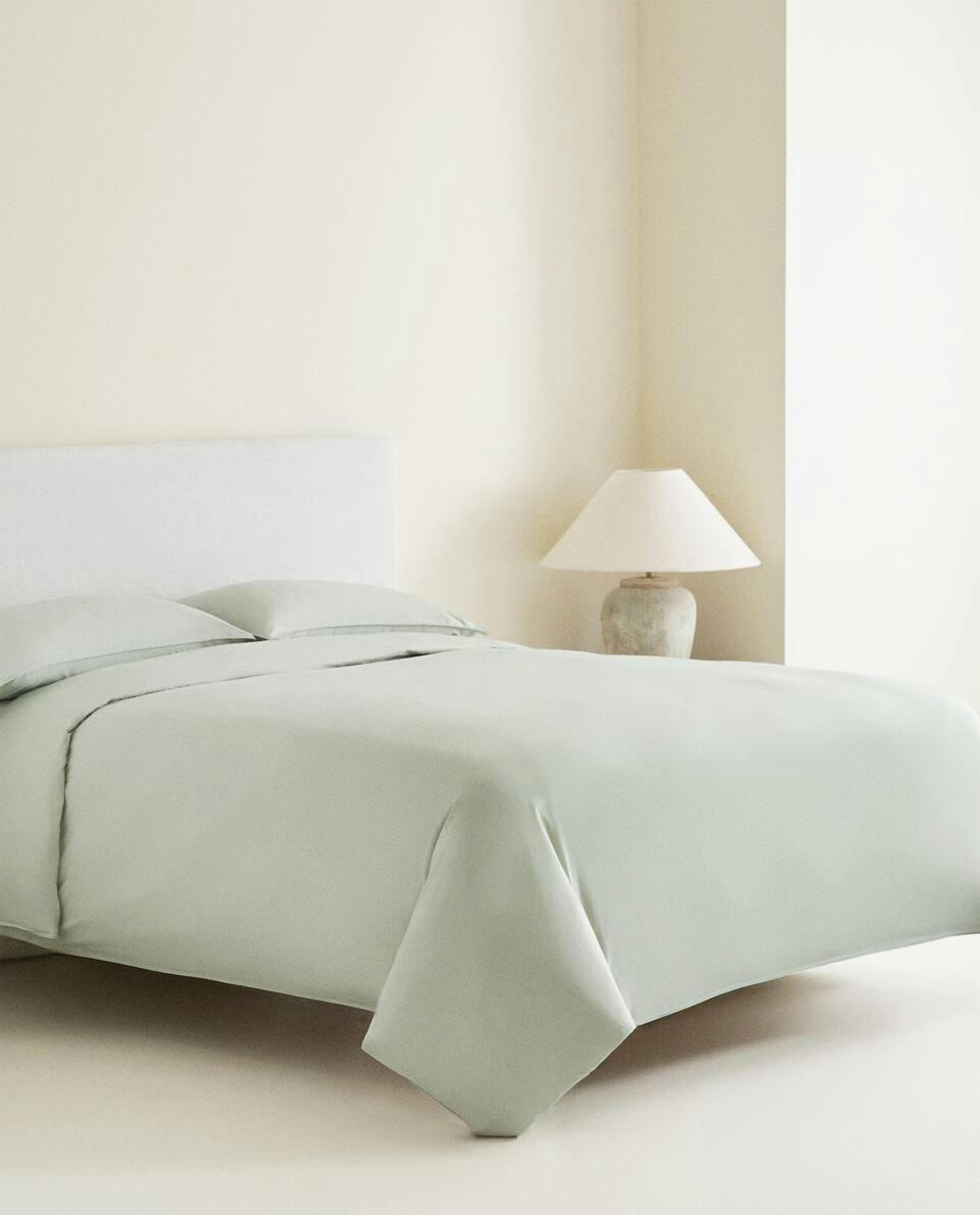 DOUBLE TOPSTITCHED DUVET COVER