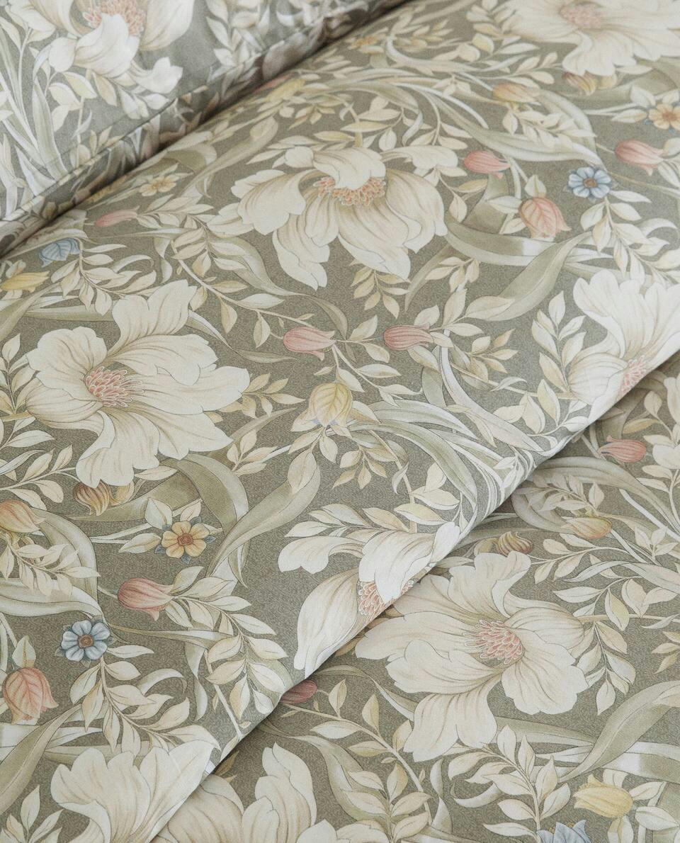 FLORAL PRINT DUVET COVER