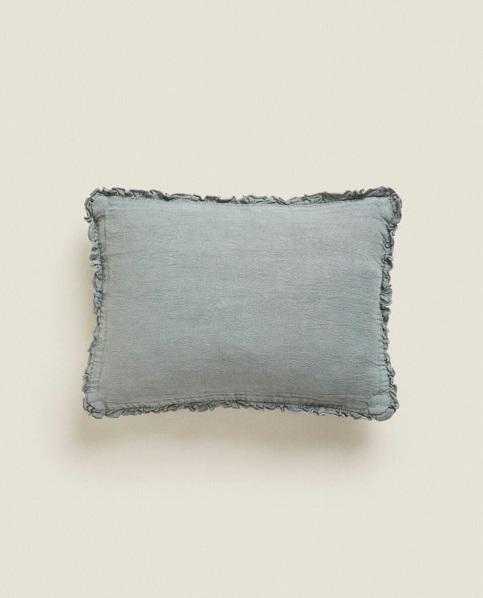 WASHED LINEN CUSHION COVER