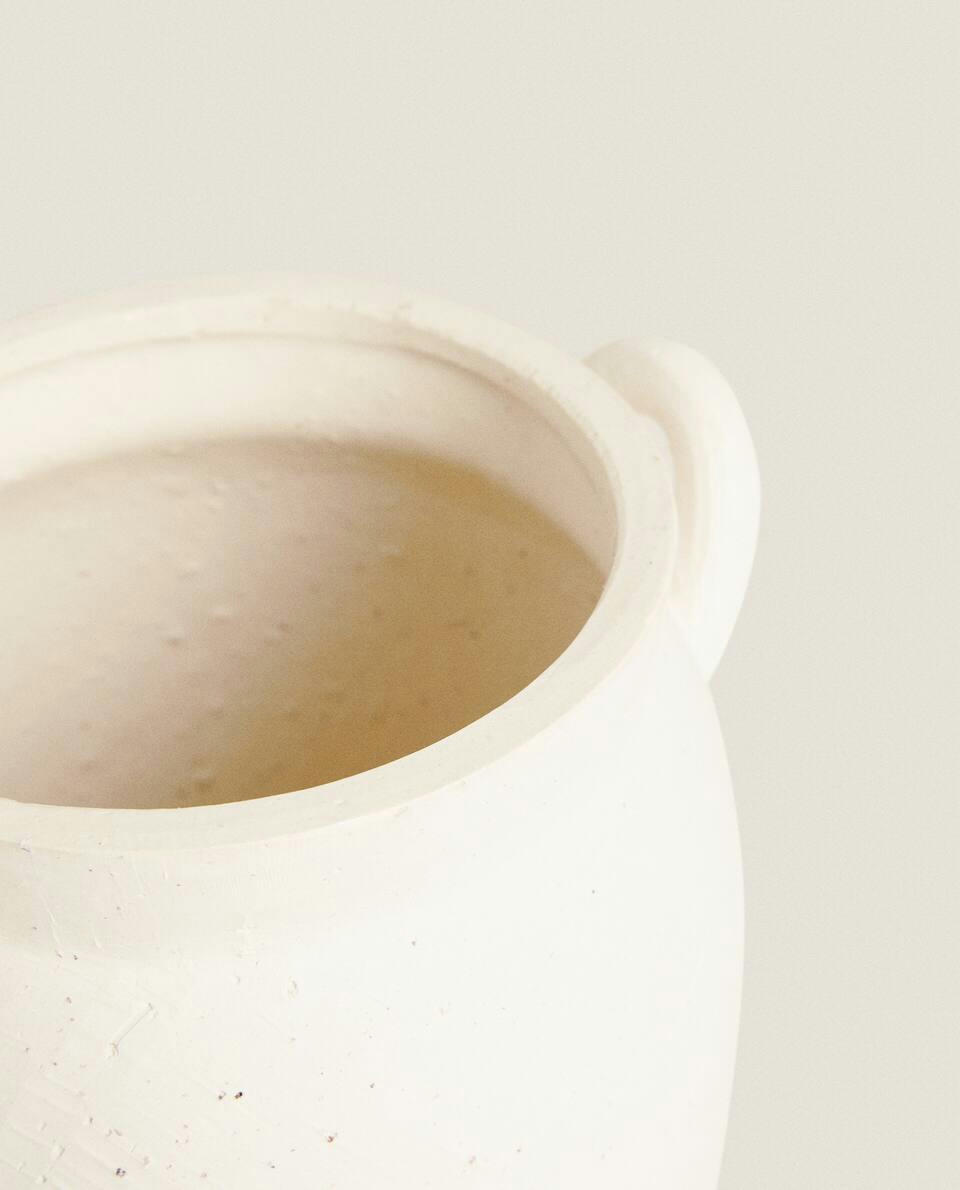CERAMIC VASE WITH HANDLES