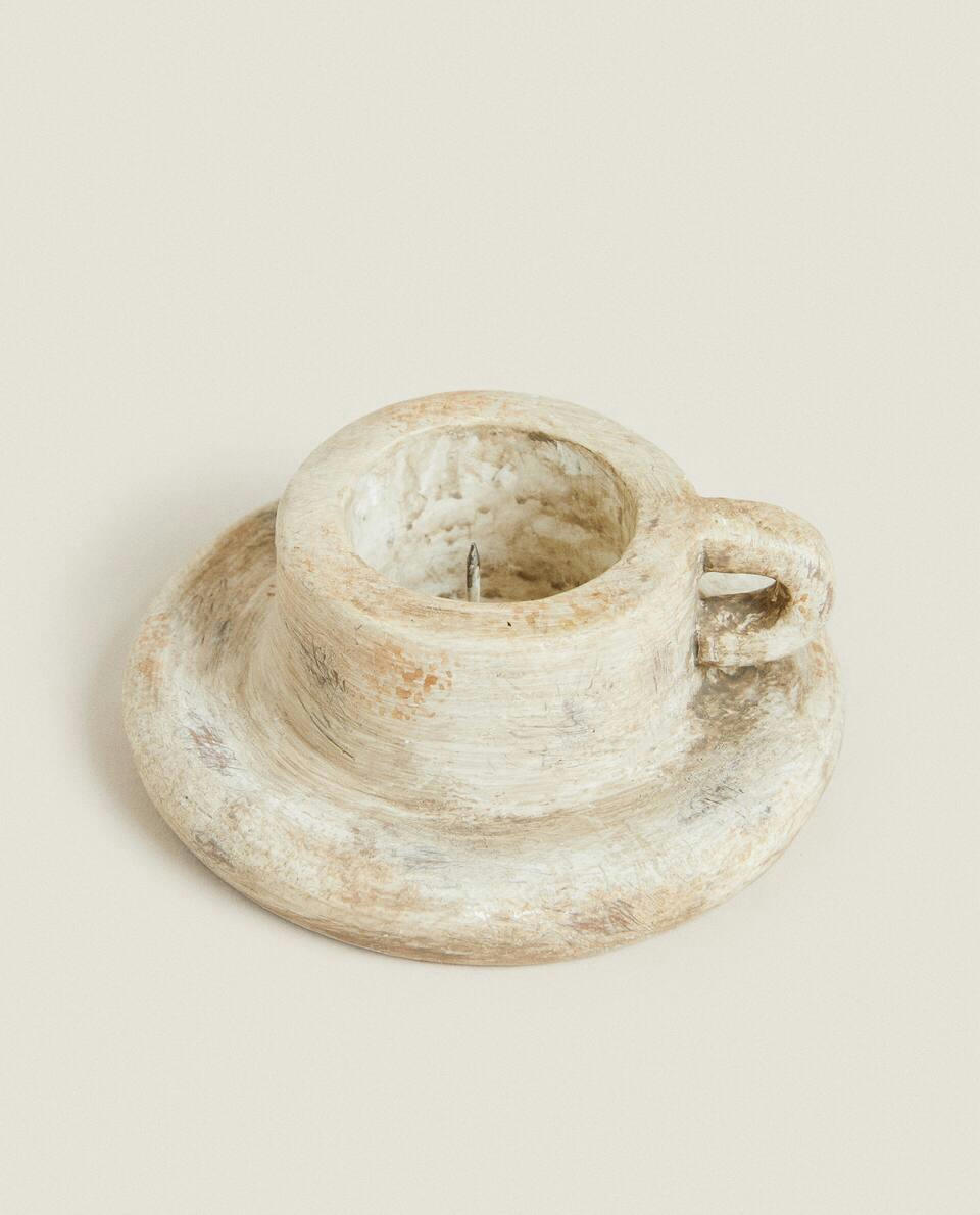 STONEWARE CANDLESTICK