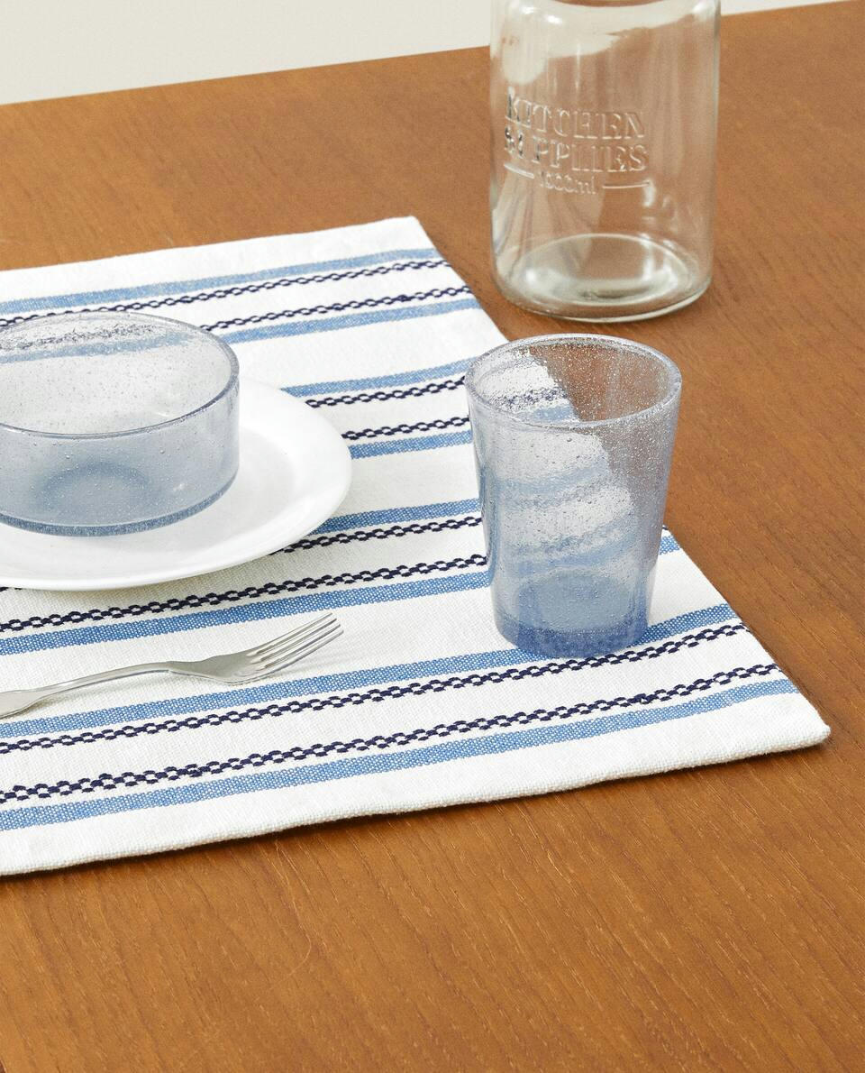 STRIPED COTTON PLACEMAT