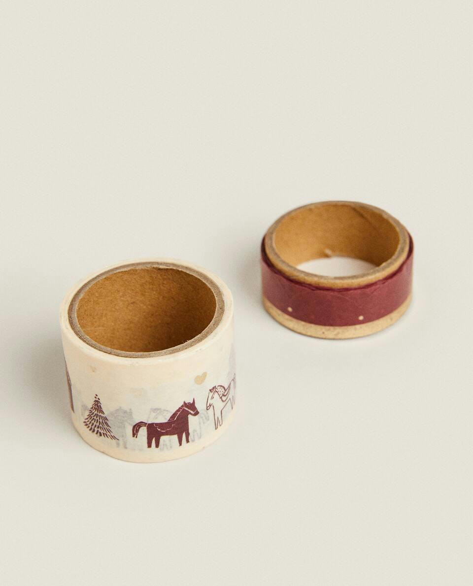 CHILDREN’S CHRISTMAS STICKY TAPE (PACK OF 2)