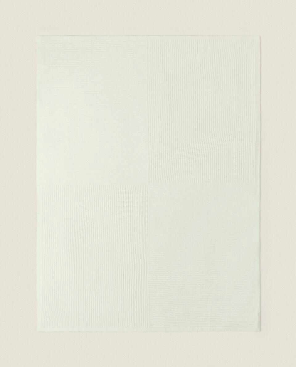 PATCHWORK KNIT BLANKET