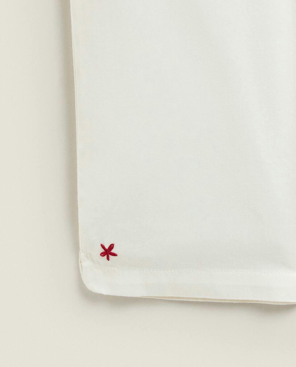 CHILDREN’S CHRISTMAS PYJAMA SET WITH EMBROIDERED COLLAR