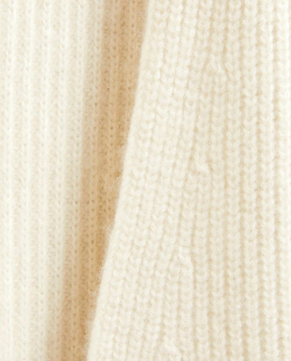 RIBBED CASHMERE JACKET