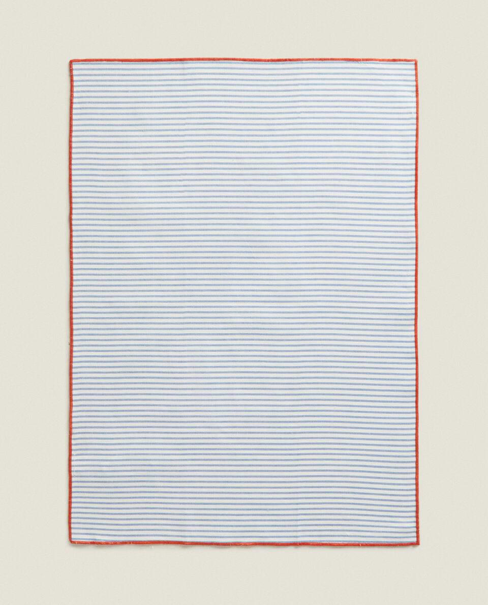 COTTON TEA TOWEL WITH STRIPES (PACK OF 2)