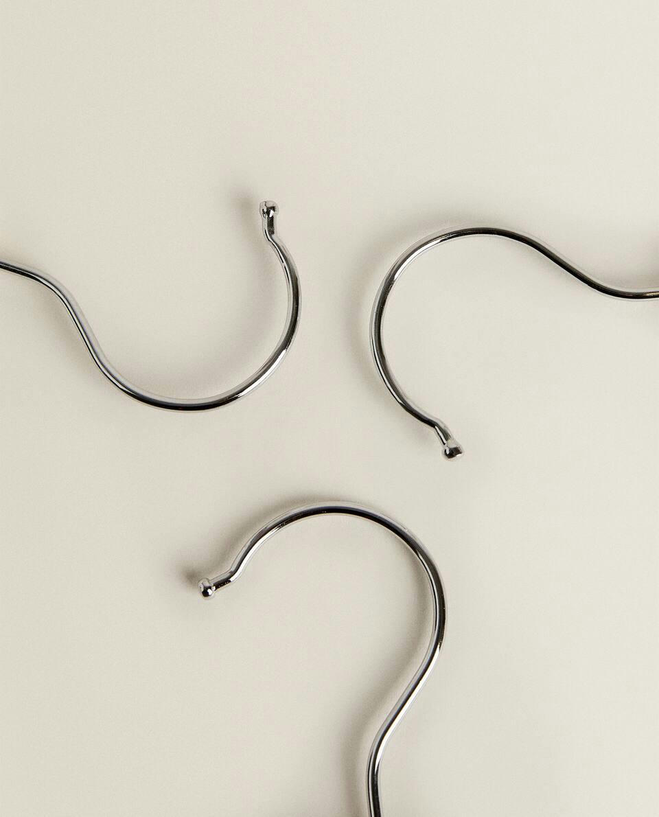 OYSTER WHITE WOODEN BABY HANGER (PACK OF 3)