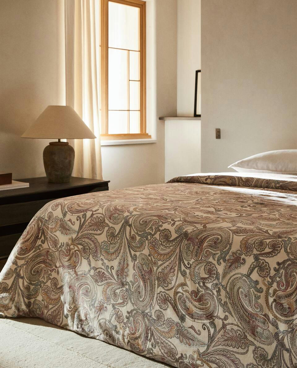 PAISLEY PRINT DUVET COVER