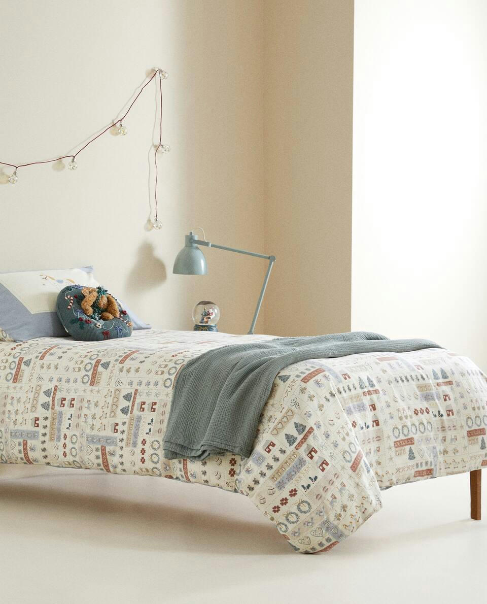 CHRISTMAS CHILDREN’S FLANNEL DUVET COVER