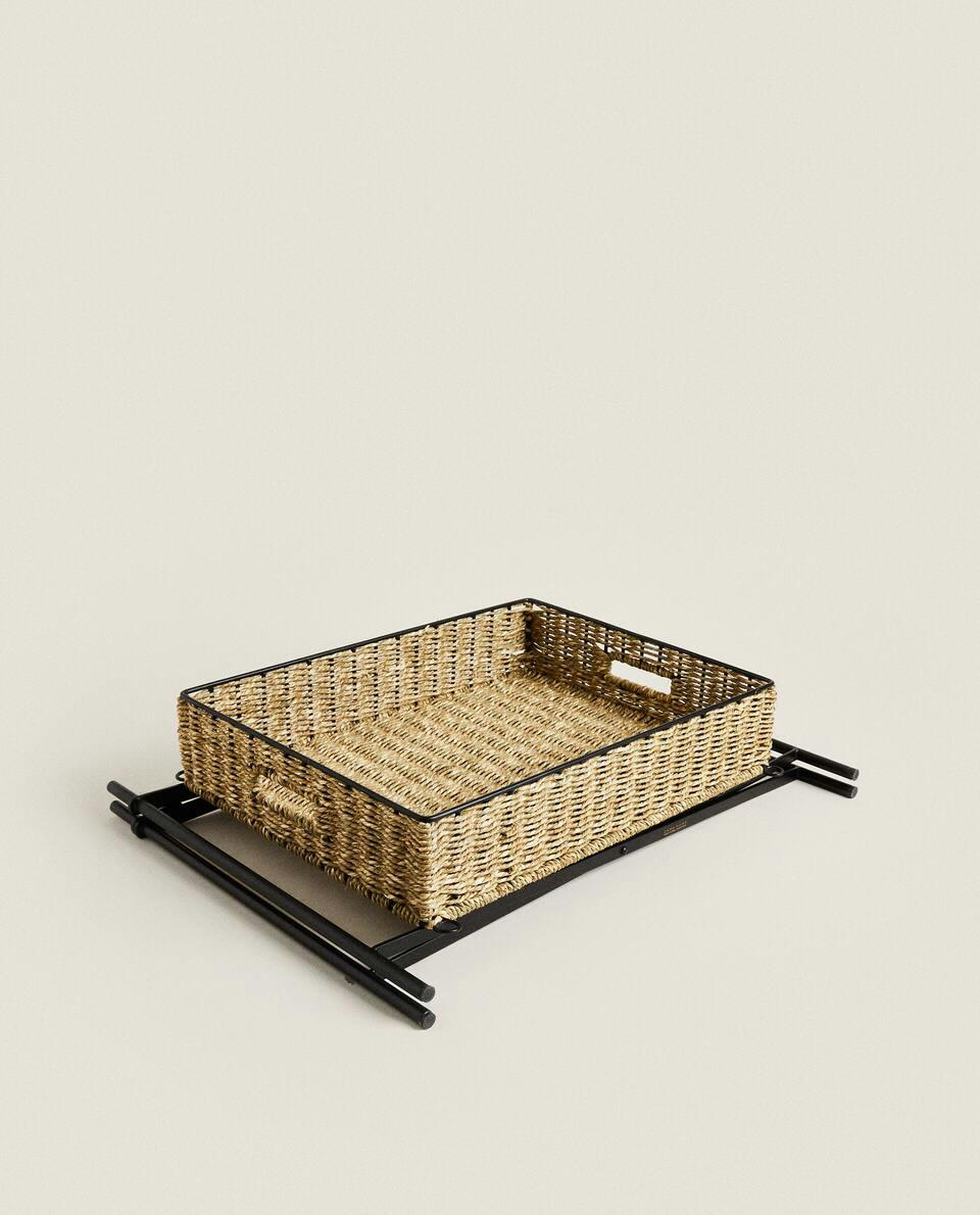 FOLDING SQUARE TRAY TABLE