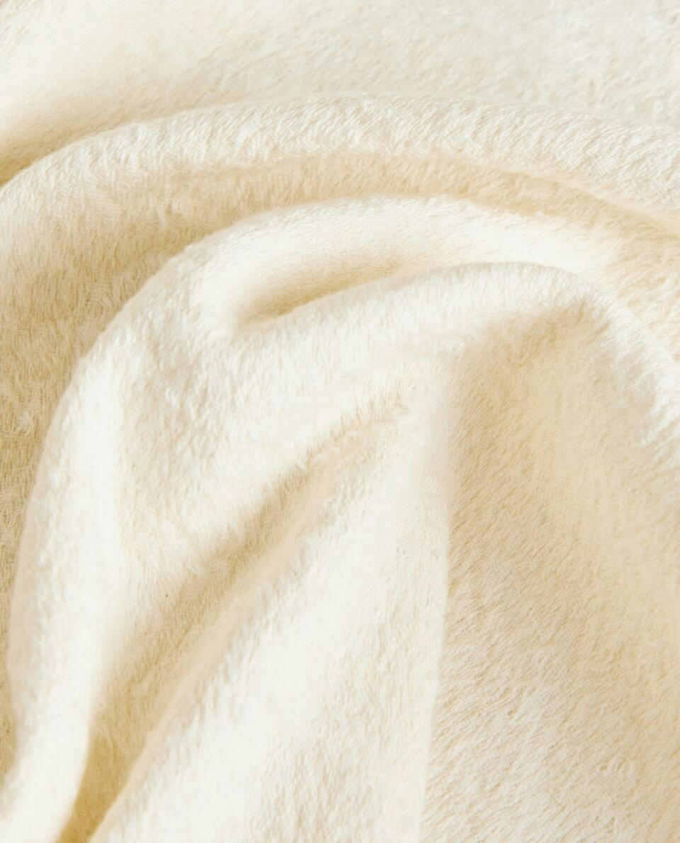 FLORAL JACQUARD BLANKET