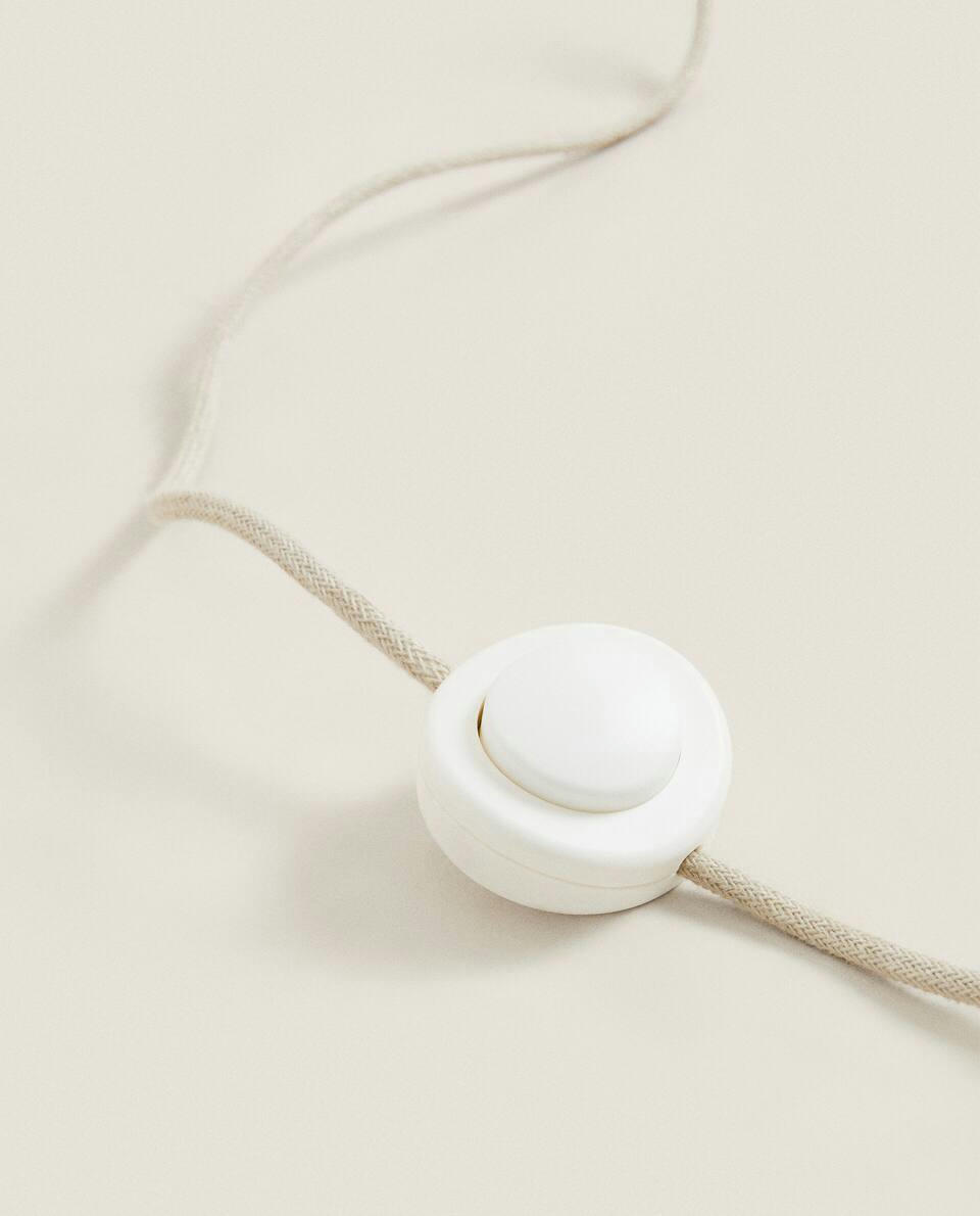 WOVEN WOOL FLOOR LAMP