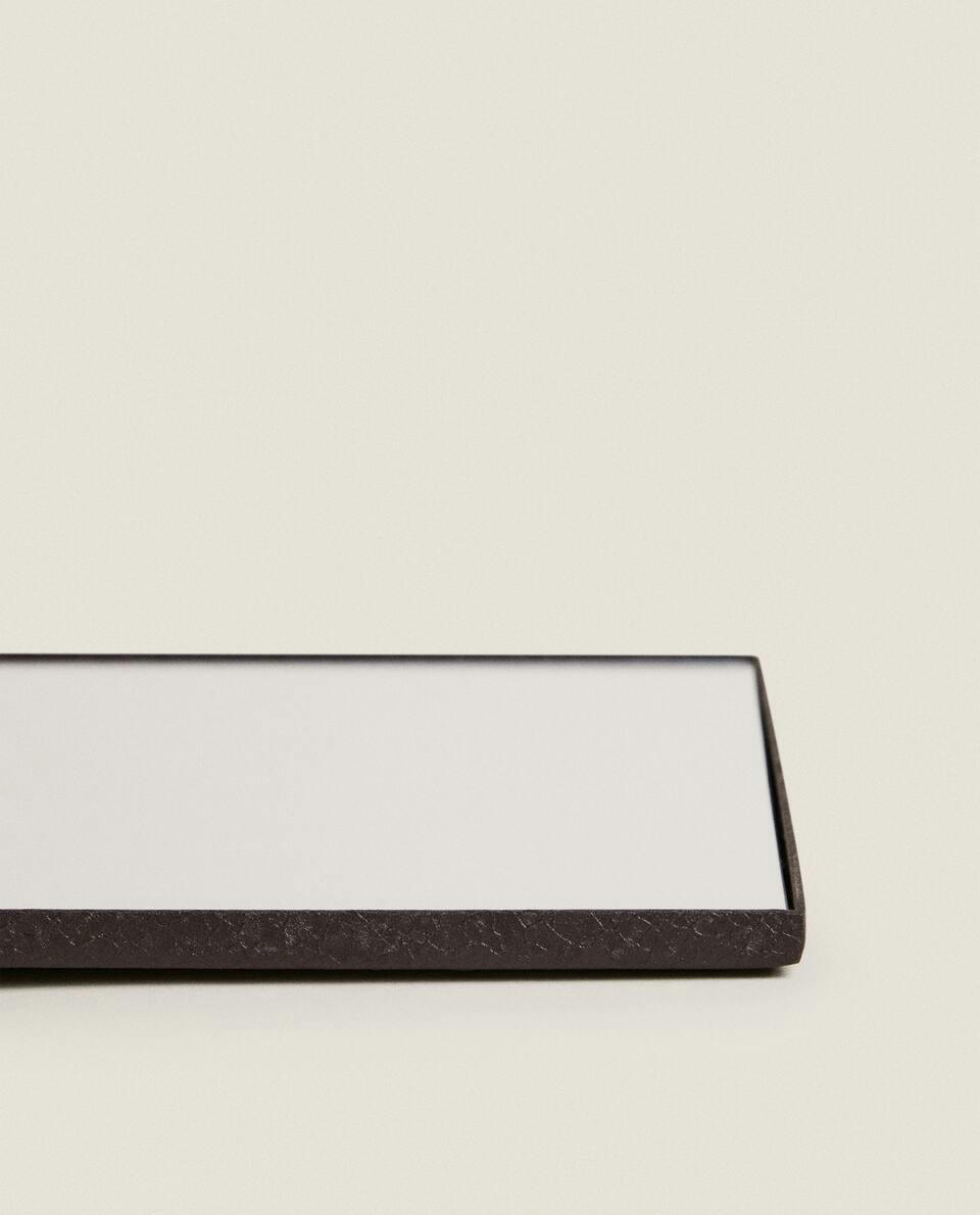 MIRROR WITH METAL FRAME