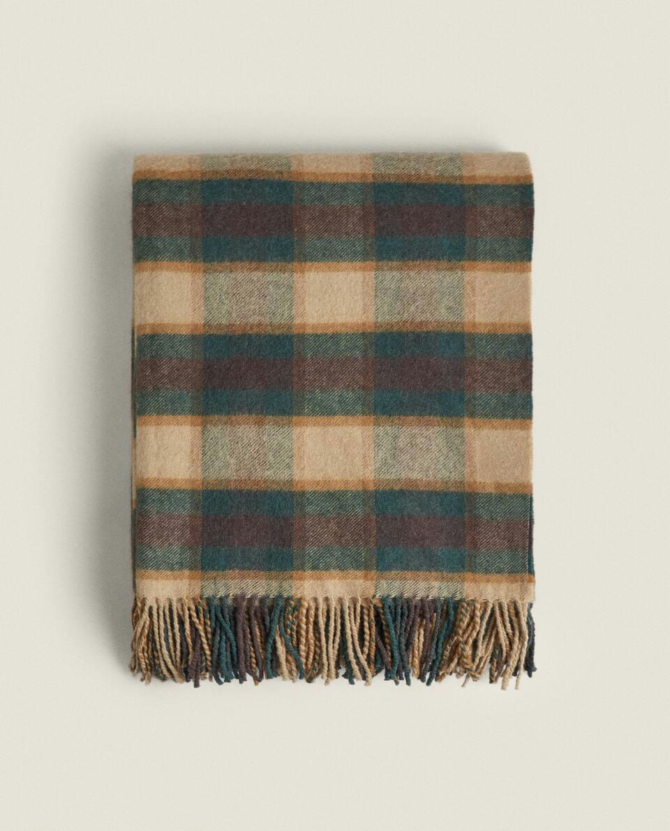 TARTAN WOOL BLANKET