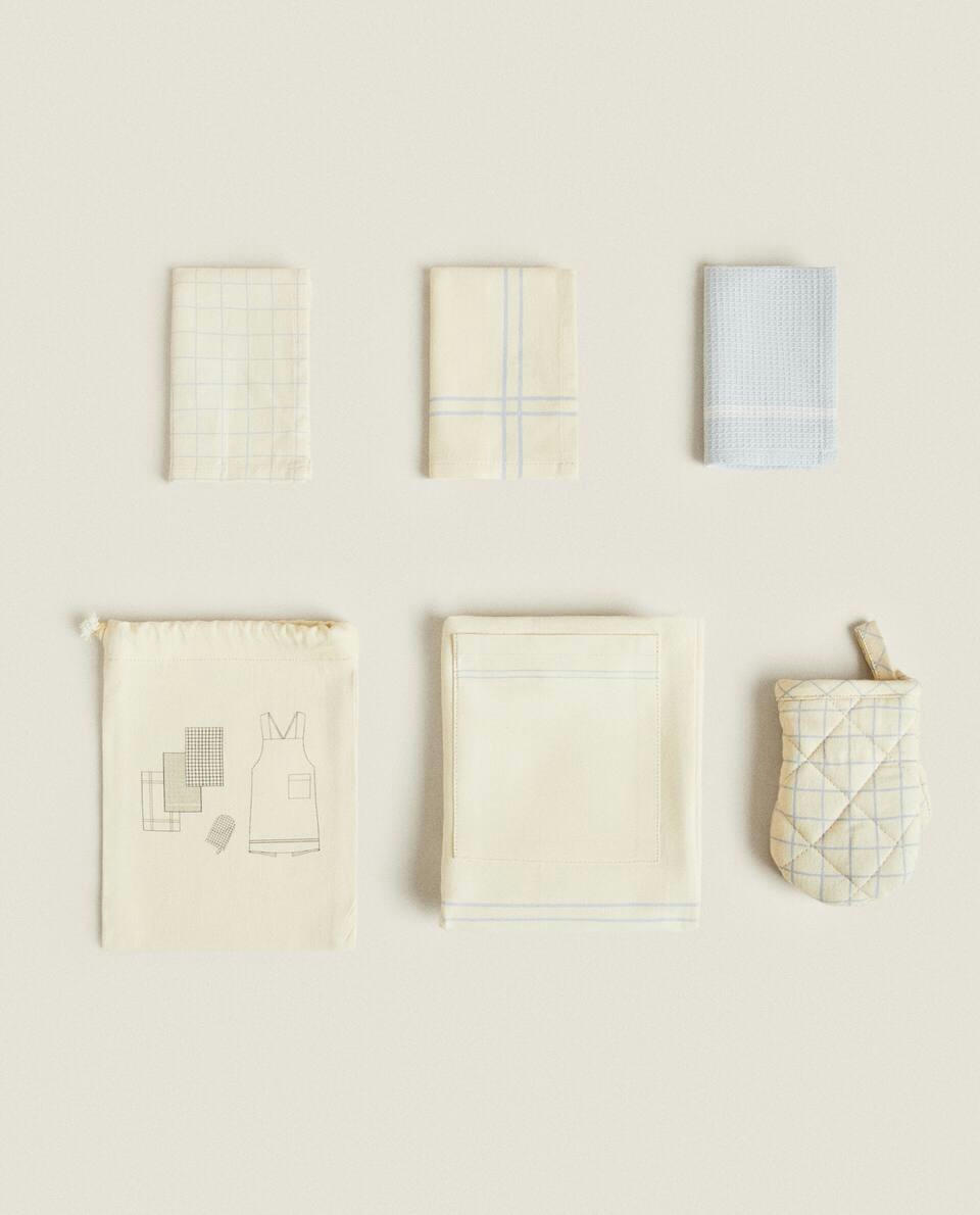CHILDREN'S KITCHEN LINEN SET