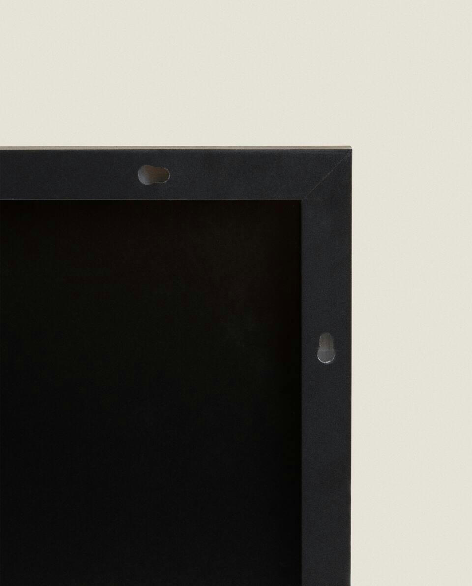 RECTANGULAR METAL WALL MIRROR