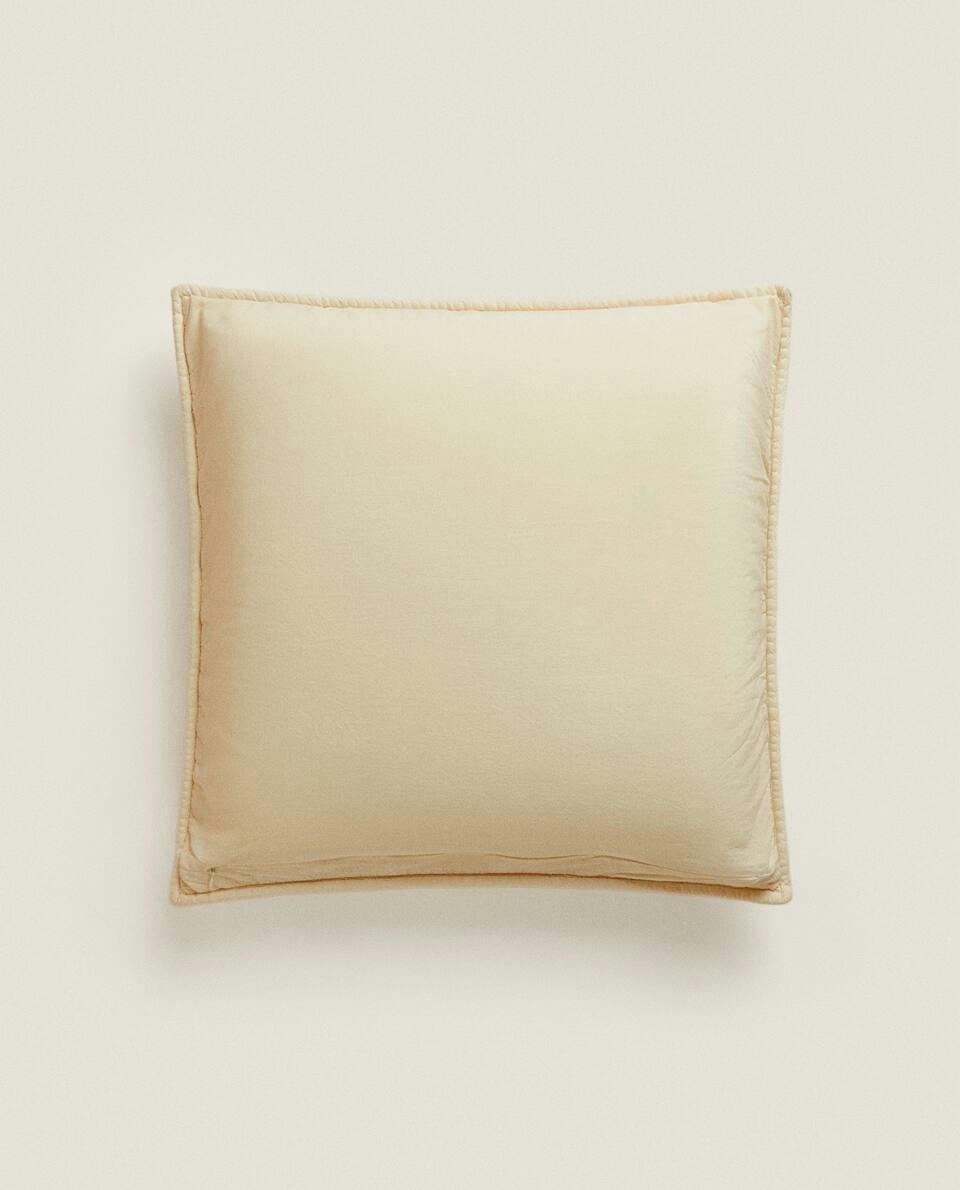 CHECK CUSHION COVER