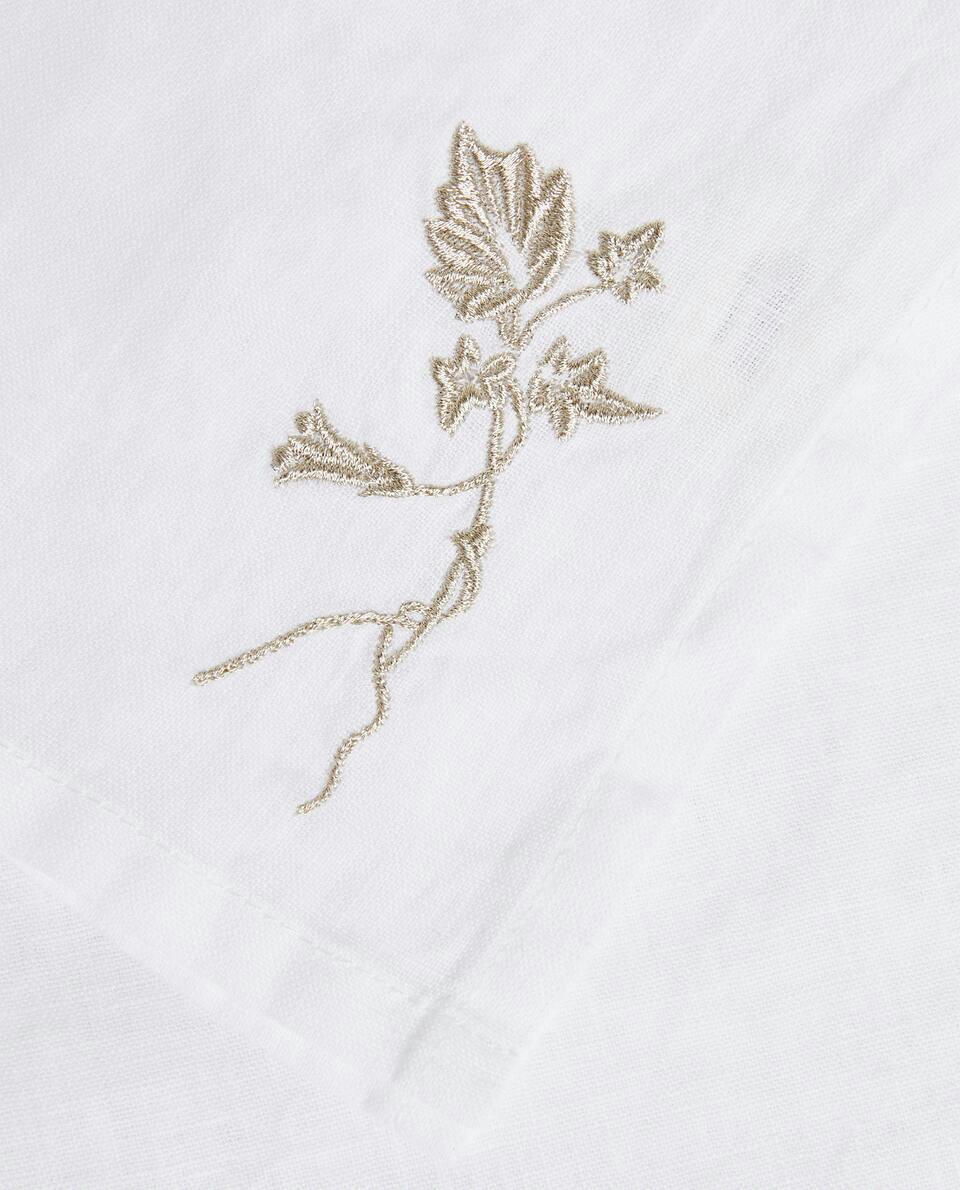 PACK OF EMBROIDERED LINEN CHRISTMAS NAPKINS (PACK OF 2)