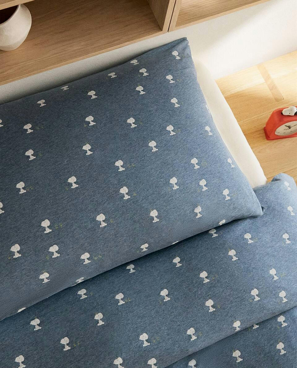 PEANUTS? COTTON JERSEY PILLOWCASE