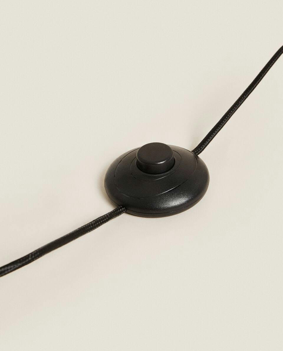 ADJUSTABLE FLOOR LAMP WITH LINEN LAMPSHADE