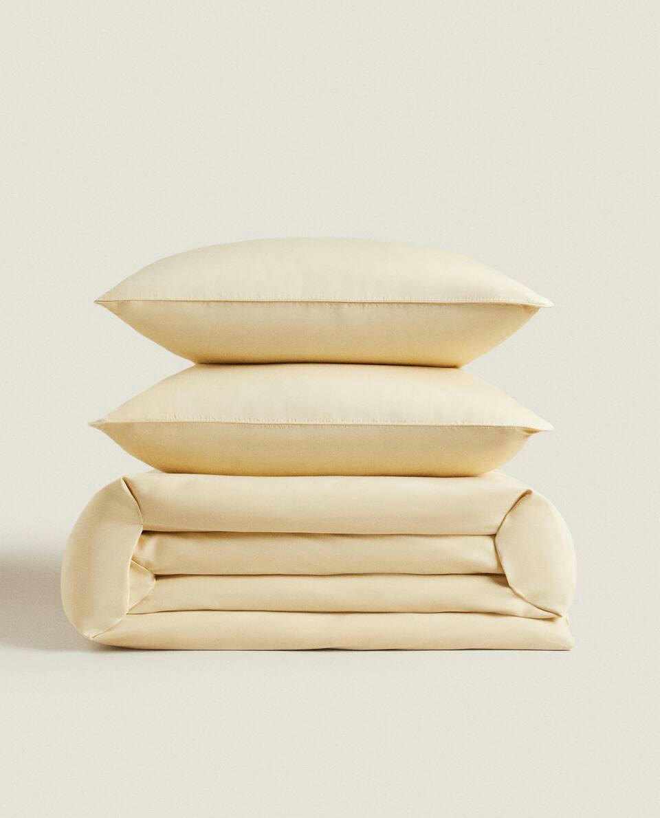 (300 THREAD COUNT) WASHED SATEEN DUVET COVER