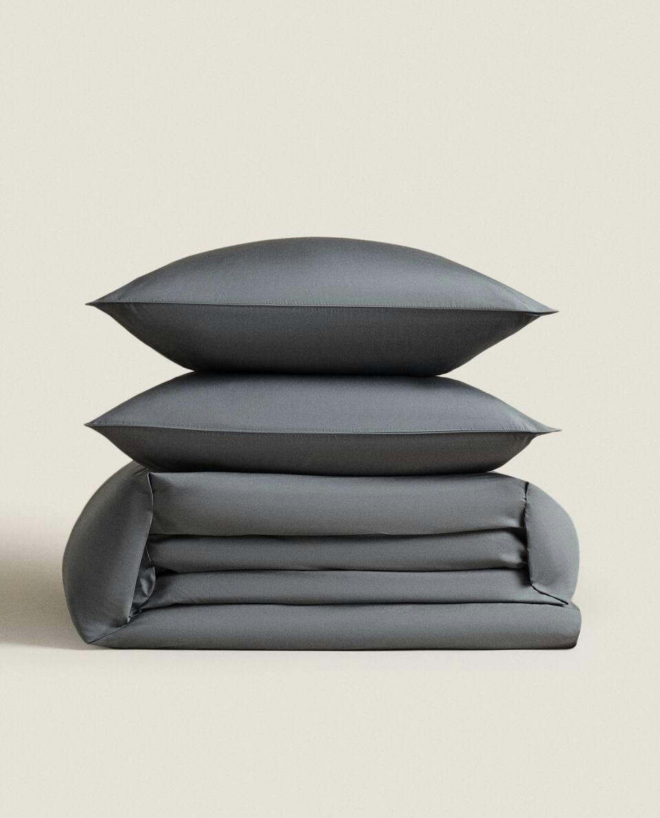 (300 THREAD COUNT) COTTON PERCALE DUVET COVER