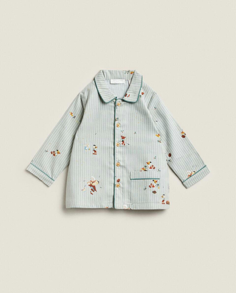 CHILDREN’S FLANNEL CHRISTMAS PINOCCHIO ? DISNEY SET OF PYJAMAS