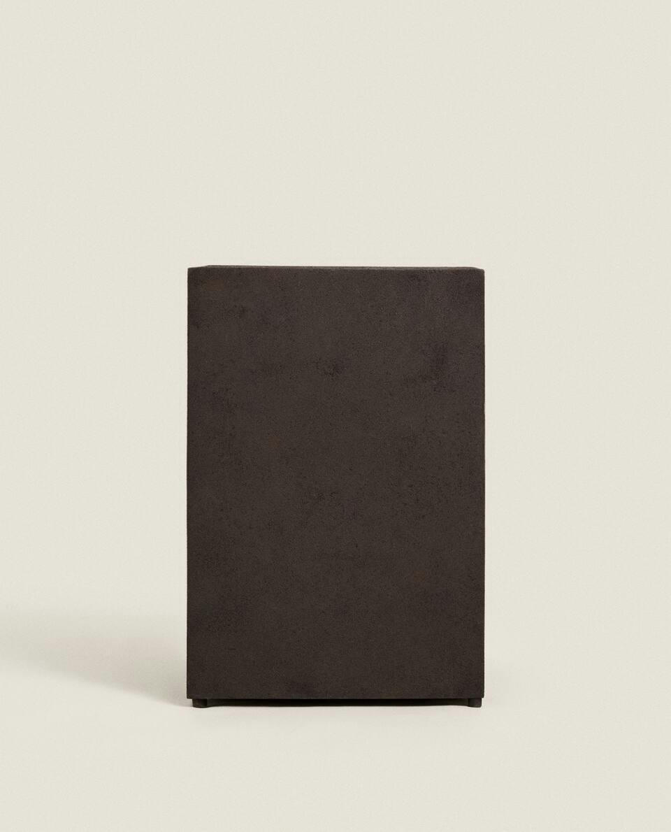 SQUARE METAL SIDE TABLE