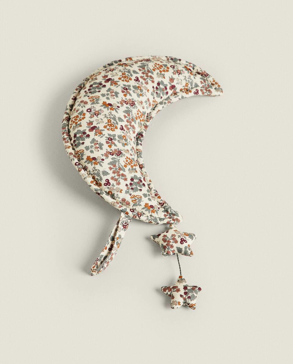 FLORAL PRINT FABRIC CHILDREN’S COT MOBILE